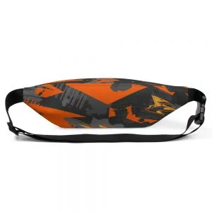 Camouflaged Orange Fanny Pack