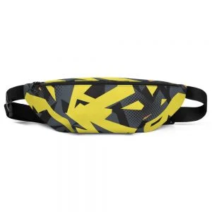 Camouflaged Yellow Fanny Pack