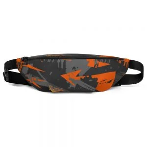Camouflaged Orange Fanny Pack