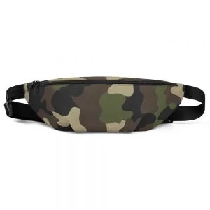 Autumn Military Camouflage Fanny Pack