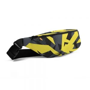 Camouflaged Yellow Fanny Pack