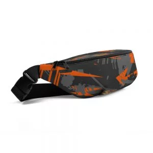 Camouflaged Orange Fanny Pack