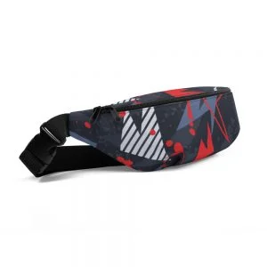 Camouflaged Red Fanny Pack