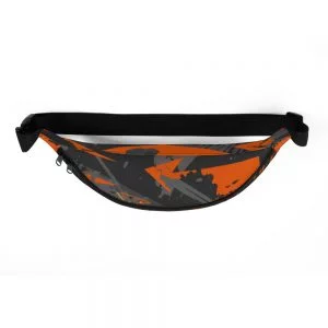 Camouflaged Orange Fanny Pack
