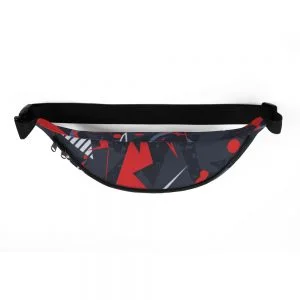 Camouflaged Red Fanny Pack