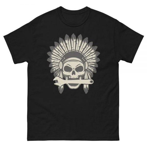 Indios Motorcycle Skull T-Shirt