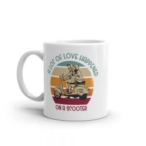 A Lot Of Love Vespa Mug