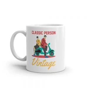Classic Person Vespa Mug